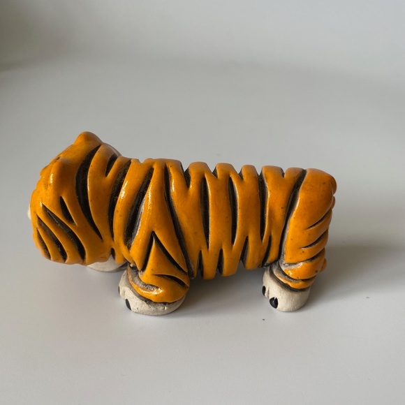 Artesania Rinconada Tiger Figurine Collectible 1990s Vintage - Picture 5 of 9